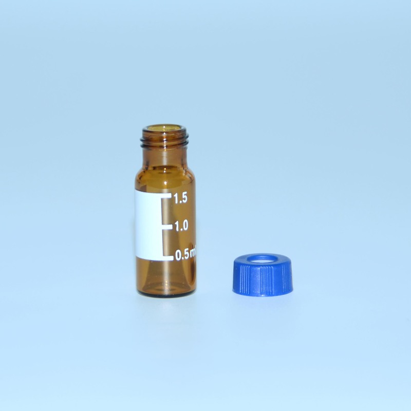 Wide Opening 2ml Graduated Glass Sample Vials Amber Vials